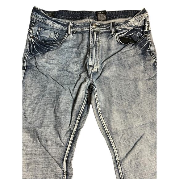 Buffalo David Bitton Distressed Men's Jeans sz 36 Casual Grunge Streetwear - Picture 3 of 11